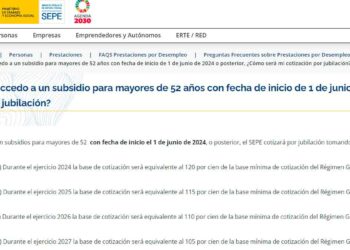 Ayuda para mayores de 52 años a partir de junio