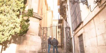 Calle oculta Madrid cerrada