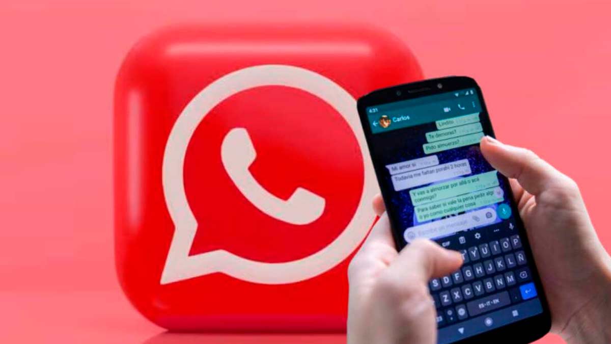 Cambiar WhatsApp a modo rojo