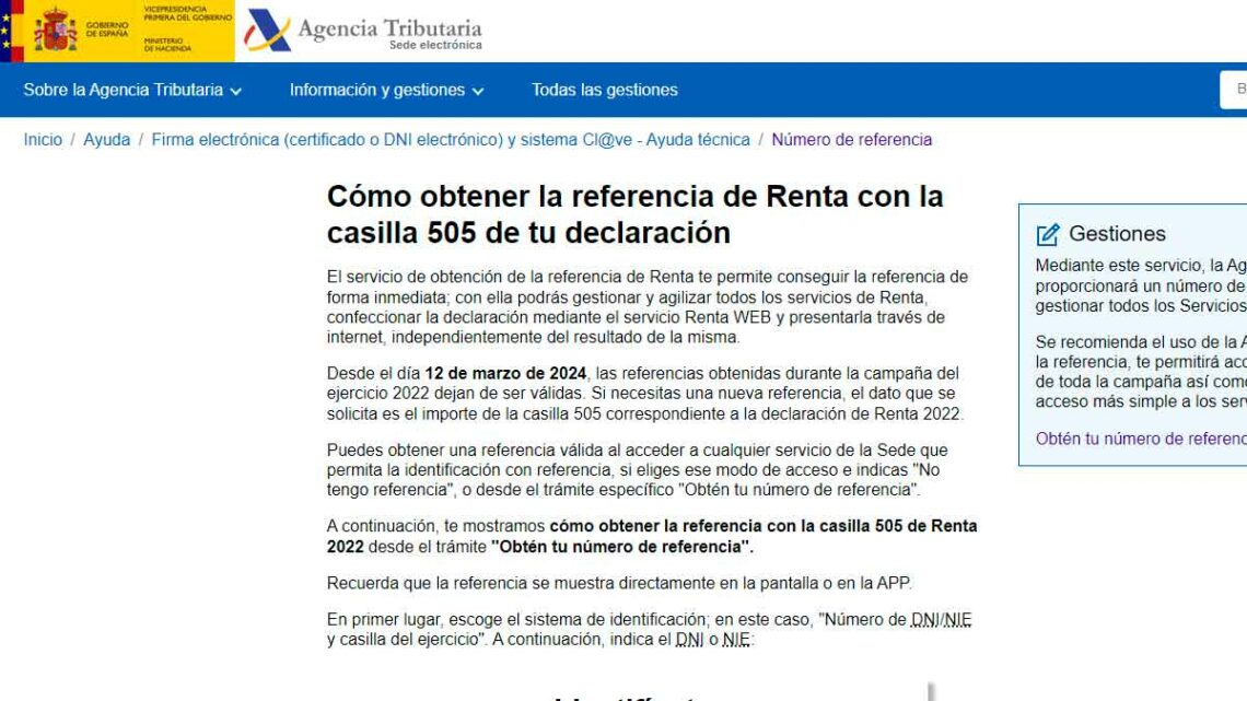 Casilla 505 de la declaración de la Renta