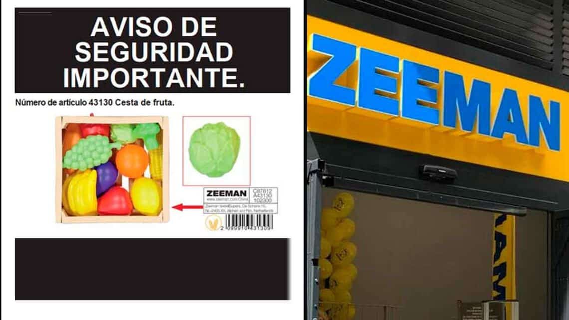 Cesta de fruta Zeeman retirada