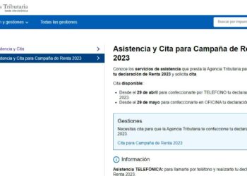 Pedir cita Hacienda para hacer la declaración de la Renta presencial