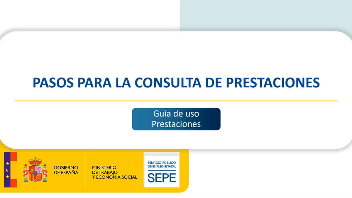 Consultar prestaciones SEPE