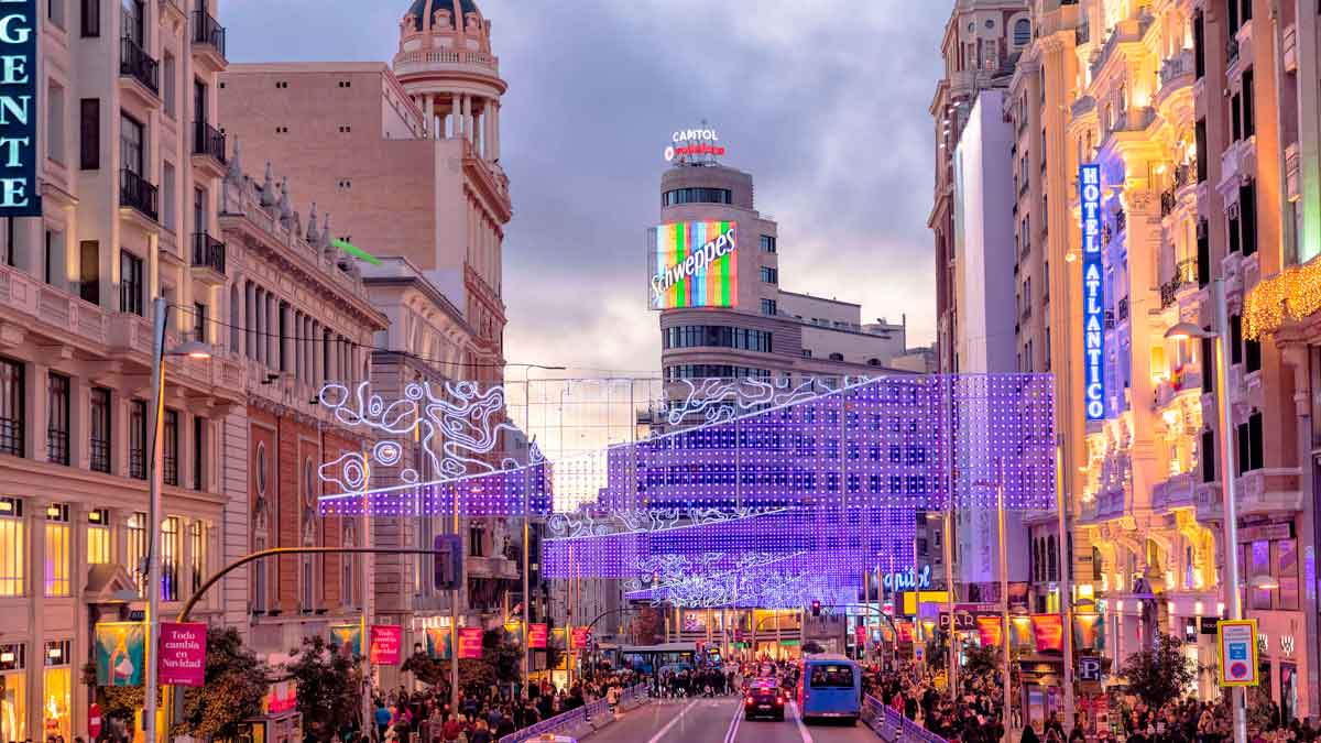 Encendido luces Navidad Madrid