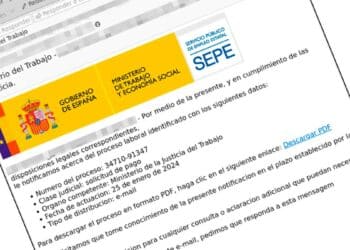 Fraude SEPE correo electrónico