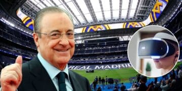 Florentino Pérez y Apple Bernabeu Infinito