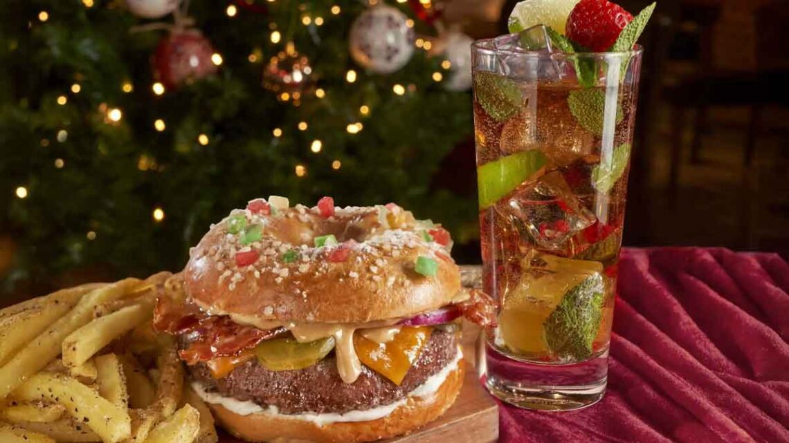 Hamburguesa de roscón de Reyes en TGI