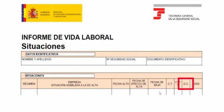 Conoce las casillas de la vida laboral