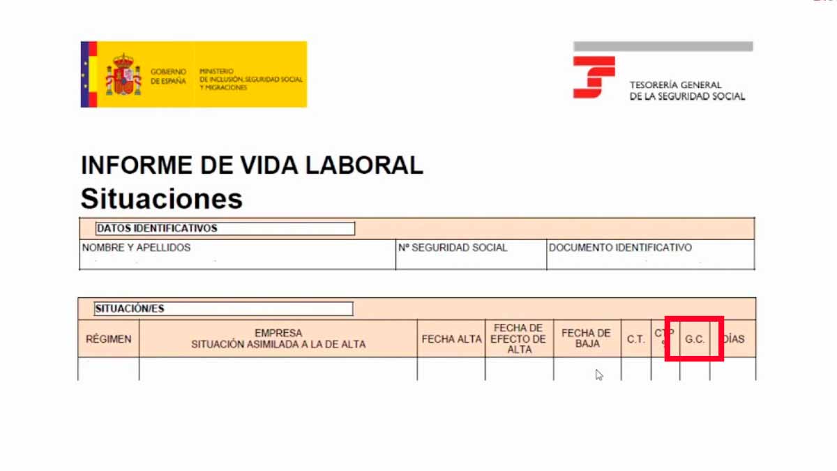 Conoce las casillas de la vida laboral