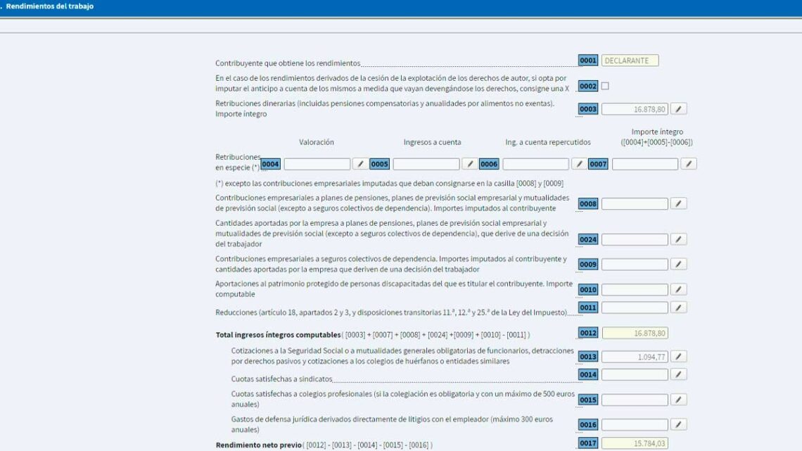 Ingreso Mínimo Vital en la Declaración de la Renta.