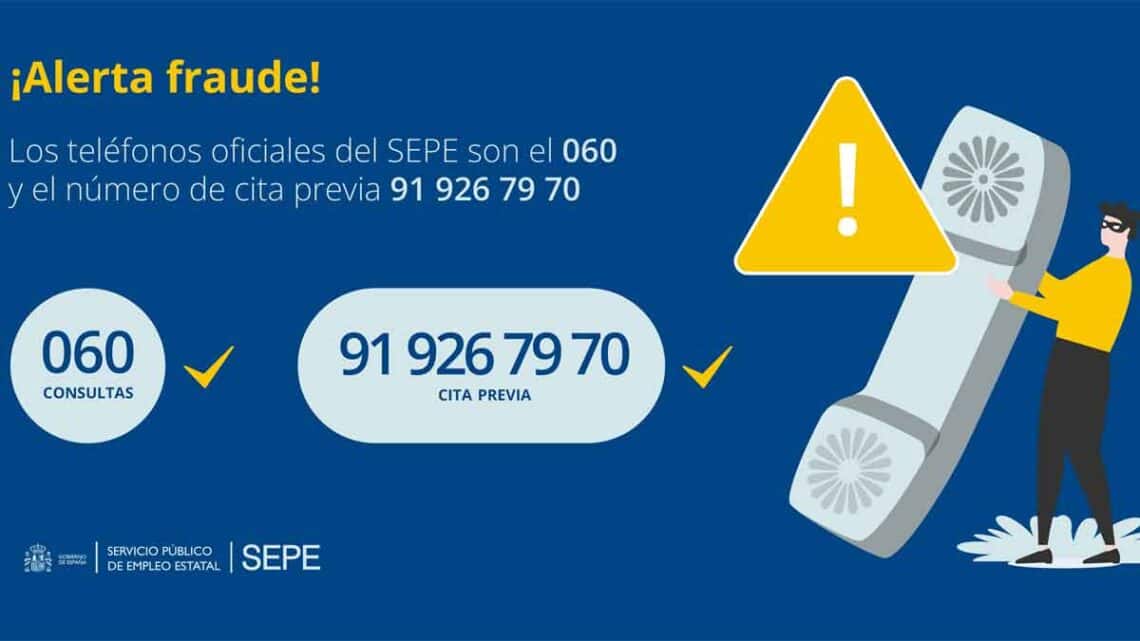 Prevenir estafa SEPE