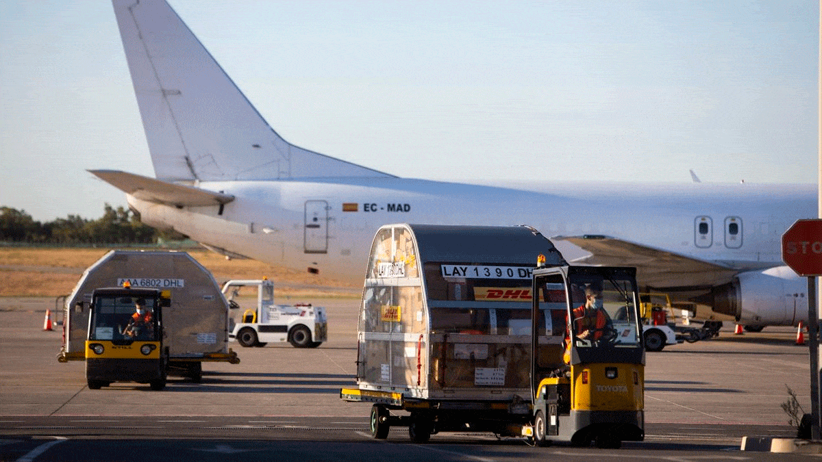 Trabajo tráfico aéreo