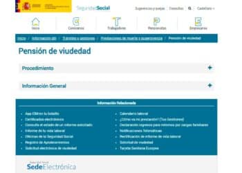 Pensión de viudedad