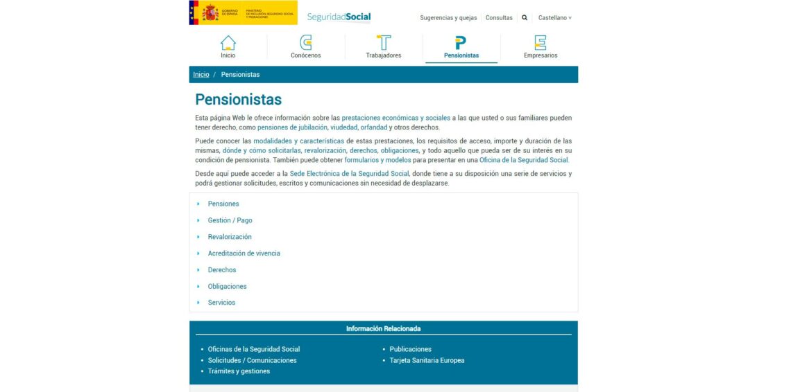 Guía pensiones de la Seguridad Social