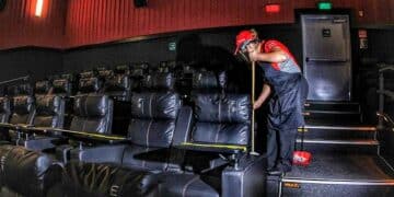 Trabajar en la limpieza de cines Cinesa de Madrid