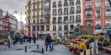 Obras en 5 plazas de Madrid