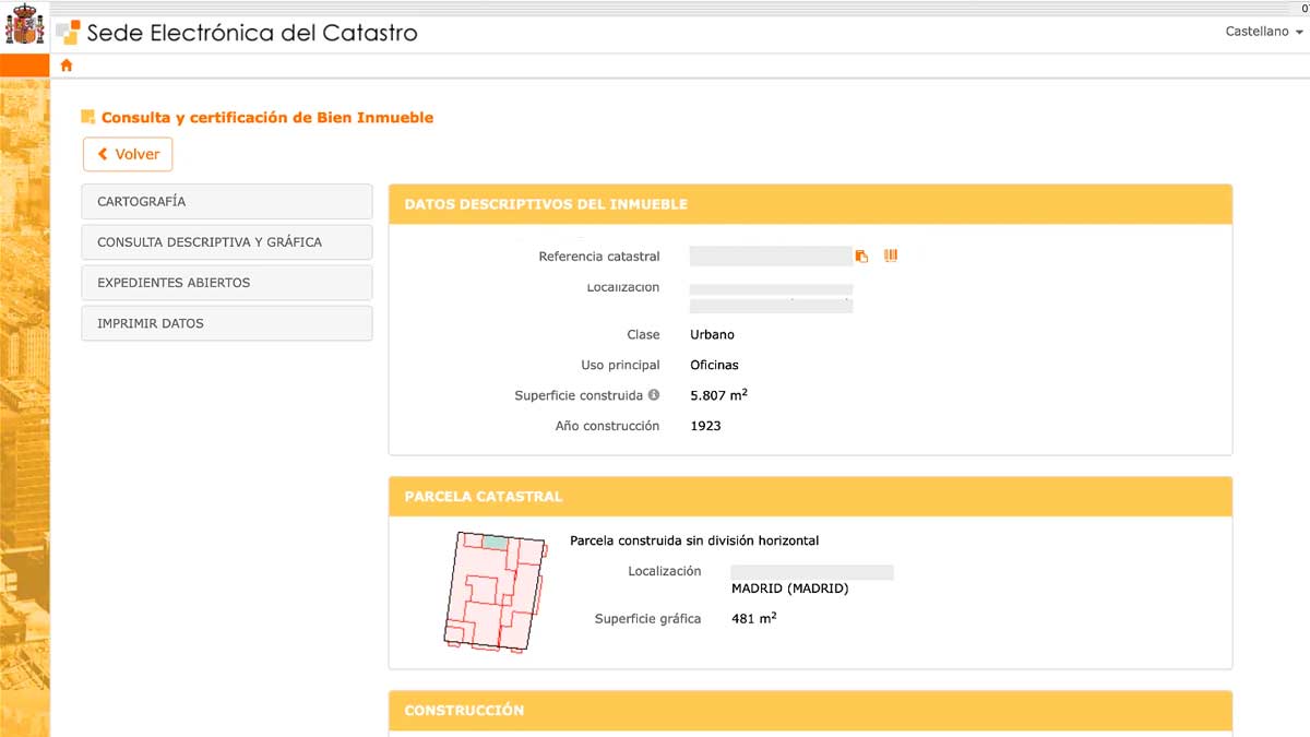 Referencia catastral en la declaración de la Renta