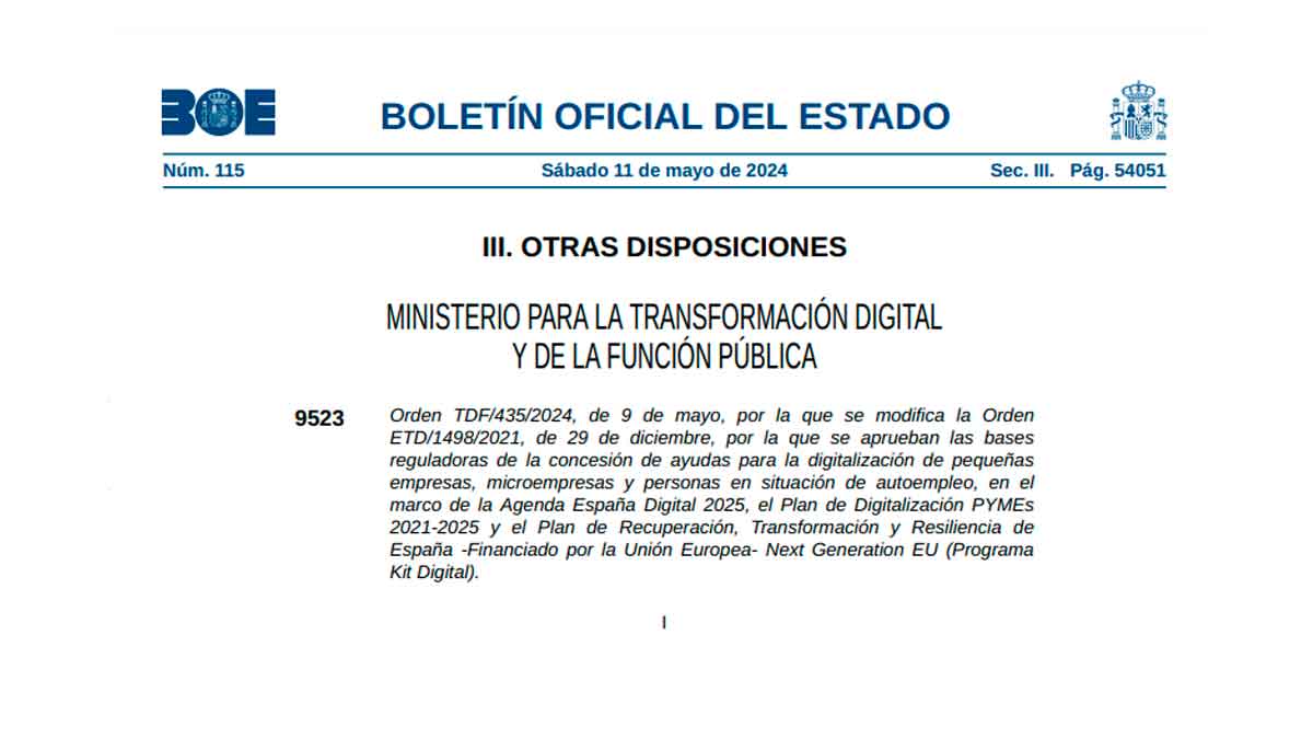 Kit Digital del Gobierno