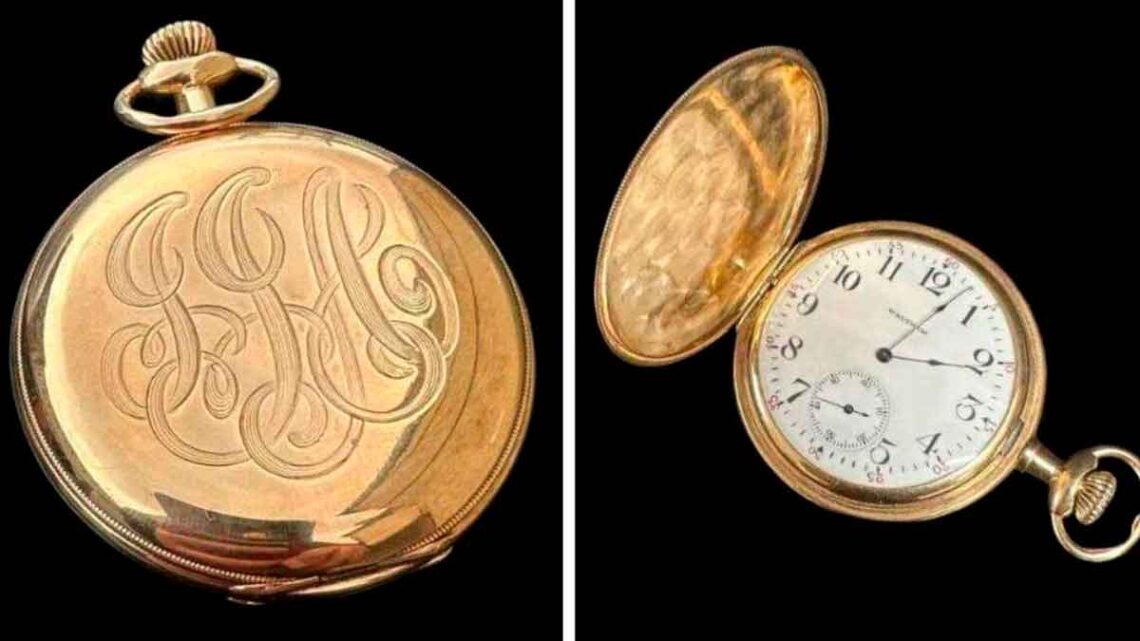 Reloj oro Titanic