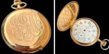 Reloj oro Titanic