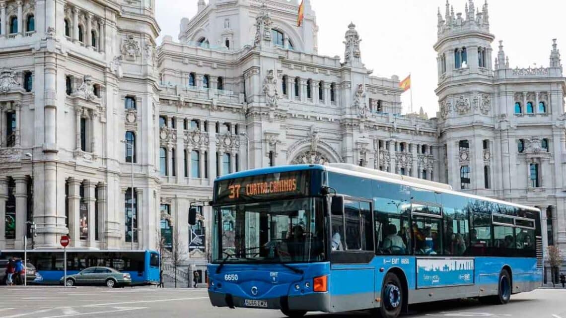 Viajar en autobús gratis Madrid