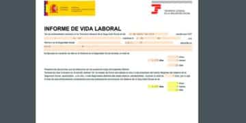 Solicitar vida laboral